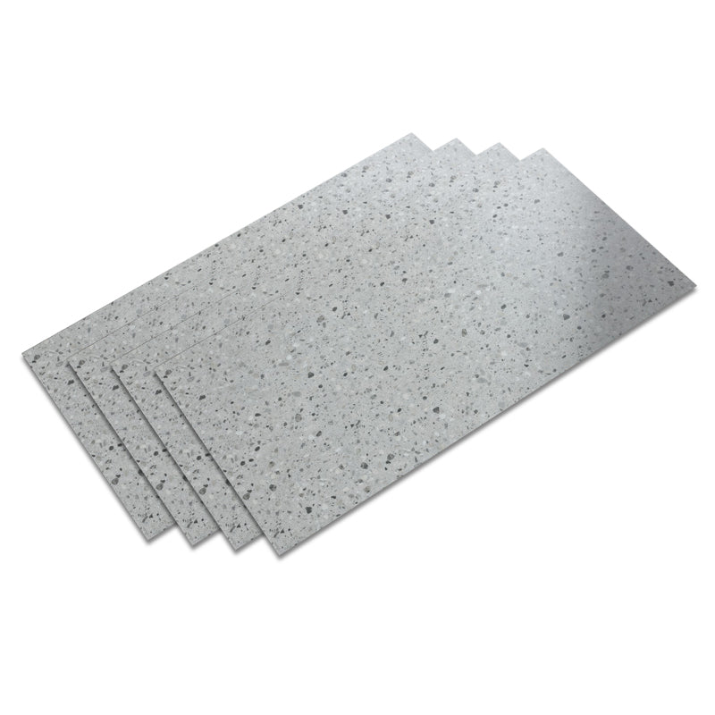 Laminate Indoor Scratch Resistant Wooden Marble Printed Click Lock Laminate Flooring Silver Gray Clearhalo 'Flooring 'Home Improvement' 'home_improvement' 'home_improvement_laminate_flooring' 'Laminate Flooring' 'laminate_flooring' Walls and Ceiling' 7097723