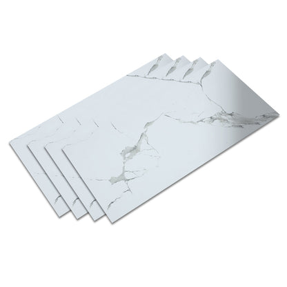 Laminate Indoor Scratch Resistant Wooden Marble Printed Click Lock Laminate Flooring White Clearhalo 'Flooring 'Home Improvement' 'home_improvement' 'home_improvement_laminate_flooring' 'Laminate Flooring' 'laminate_flooring' Walls and Ceiling' 7097734