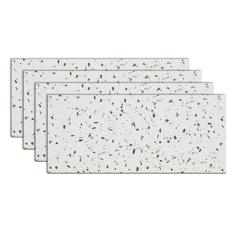 Rectangular Laminate Floor Wooden Marble Print Click Lock Scratch Resistant Laminate Floor White Gray Clearhalo 'Flooring 'Home Improvement' 'home_improvement' 'home_improvement_laminate_flooring' 'Laminate Flooring' 'laminate_flooring' Walls and Ceiling' 7097742