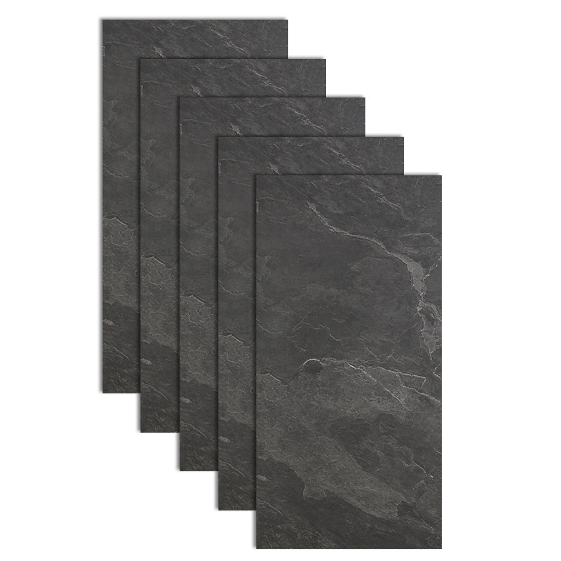 Click-Lock Laminate Plank Flooring Slate Look Laminate Plank Flooring Frost Black 215.2 sq ft. - 80 Pieces Clearhalo 'Flooring 'Home Improvement' 'home_improvement' 'home_improvement_laminate_flooring' 'Laminate Flooring' 'laminate_flooring' Walls and Ceiling' 7097962