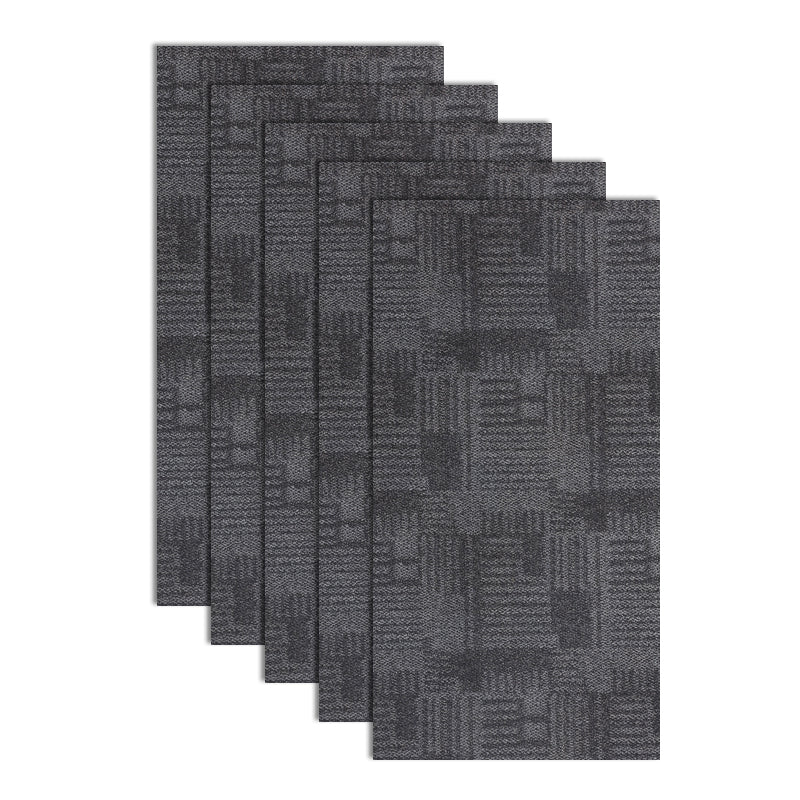 Click-Lock Laminate Flooring Modern Style Laminate Flooring with Fire Resistant Black Clearhalo 'Flooring 'Home Improvement' 'home_improvement' 'home_improvement_laminate_flooring' 'Laminate Flooring' 'laminate_flooring' Walls and Ceiling' 7097992