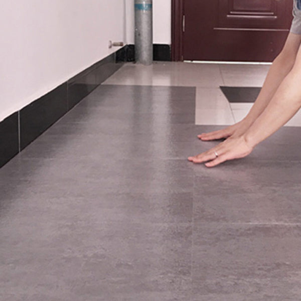 Smooth PVC Flooring Peel and Stick Wood Look Rectangle Vinyl Flooring Grey Clearhalo 'Flooring 'Home Improvement' 'home_improvement' 'home_improvement_vinyl_flooring' 'Vinyl Flooring' 'vinyl_flooring' Walls and Ceiling' 7098148