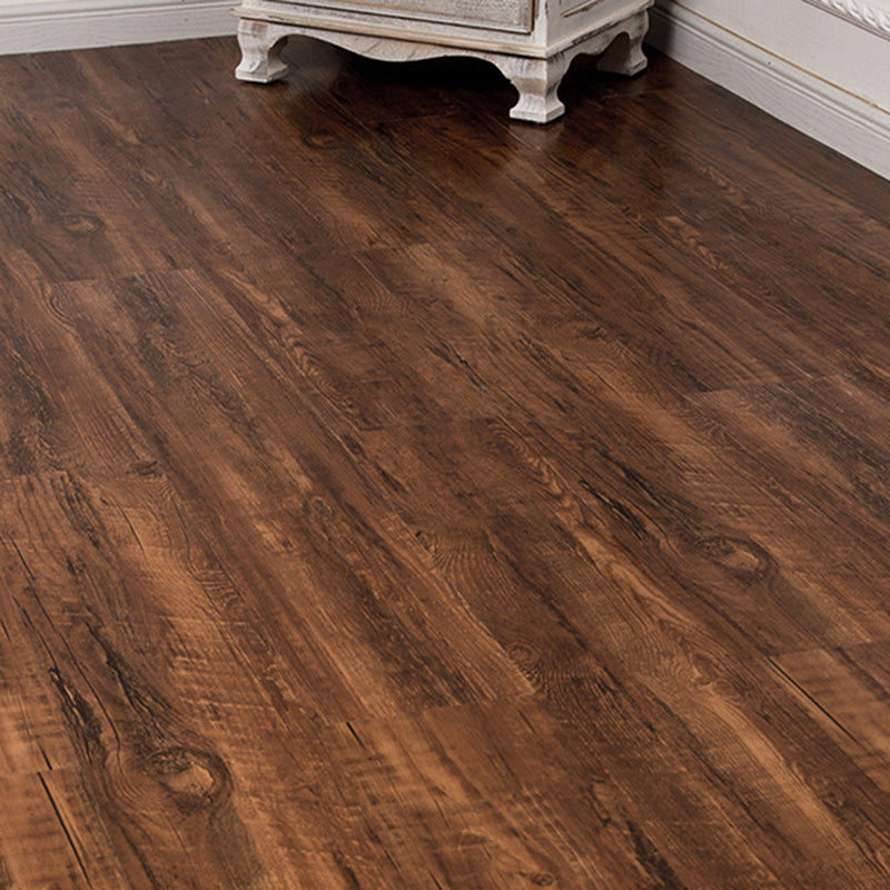 Smooth PVC Flooring Peel and Stick Wood Look Rectangle Vinyl Flooring Dark Brown Black Clearhalo 'Flooring 'Home Improvement' 'home_improvement' 'home_improvement_vinyl_flooring' 'Vinyl Flooring' 'vinyl_flooring' Walls and Ceiling' 7098162