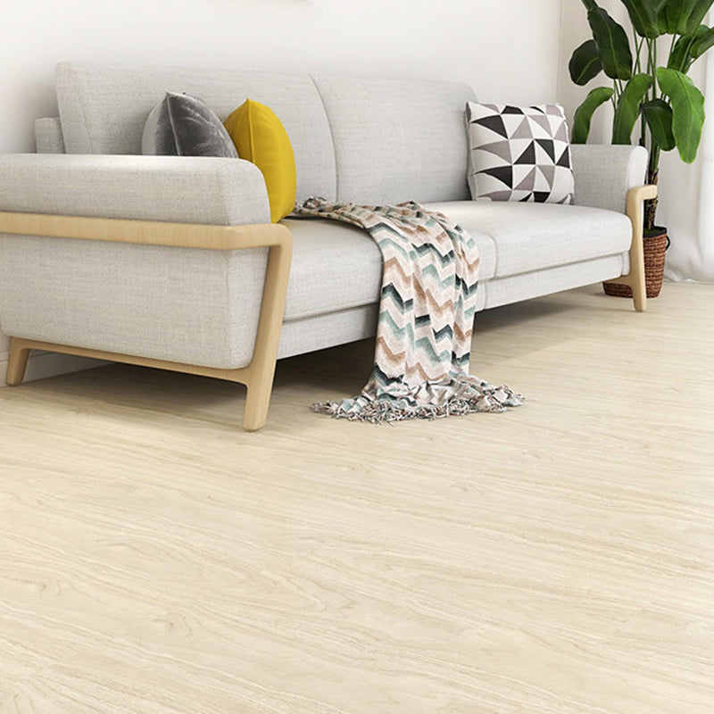 PVC Flooring Peel and Stick Smooth Wood Look Rectangle Vinyl Flooring Beige Clearhalo 'Flooring 'Home Improvement' 'home_improvement' 'home_improvement_vinyl_flooring' 'Vinyl Flooring' 'vinyl_flooring' Walls and Ceiling' 7098188