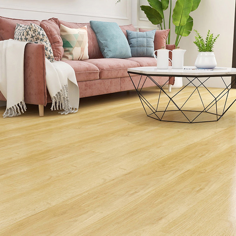PVC Flooring Peel and Stick Smooth Wood Look Rectangle Vinyl Flooring Light Wood Clearhalo 'Flooring 'Home Improvement' 'home_improvement' 'home_improvement_vinyl_flooring' 'Vinyl Flooring' 'vinyl_flooring' Walls and Ceiling' 7098190