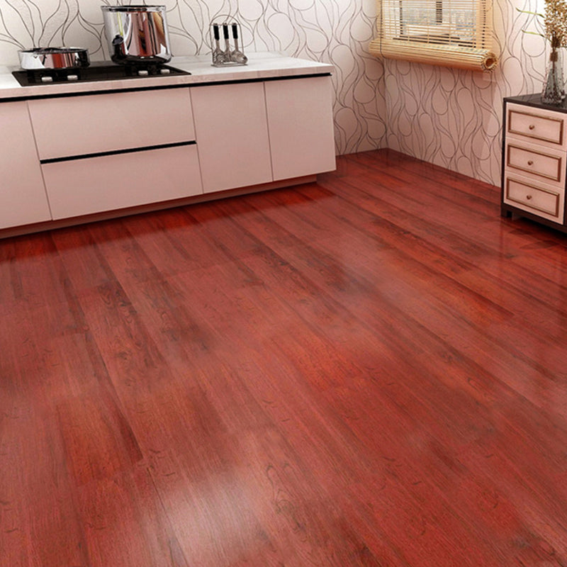 PVC Flooring Peel and Stick Smooth Wood Look Rectangle Vinyl Flooring Red Brown Clearhalo 'Flooring 'Home Improvement' 'home_improvement' 'home_improvement_vinyl_flooring' 'Vinyl Flooring' 'vinyl_flooring' Walls and Ceiling' 7098194