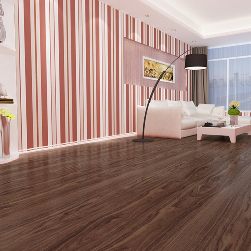 PVC Flooring Peel and Stick Smooth Wood Look Rectangle Vinyl Flooring Dark Brown Black Clearhalo 'Flooring 'Home Improvement' 'home_improvement' 'home_improvement_vinyl_flooring' 'Vinyl Flooring' 'vinyl_flooring' Walls and Ceiling' 7098195