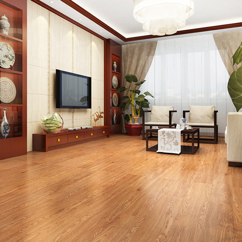 PVC Flooring Peel and Stick Smooth Wood Look Rectangle Vinyl Flooring Yellow-Brown Clearhalo 'Flooring 'Home Improvement' 'home_improvement' 'home_improvement_vinyl_flooring' 'Vinyl Flooring' 'vinyl_flooring' Walls and Ceiling' 7098197