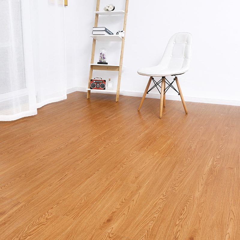 PVC Flooring Peel and Stick Smooth Wood Look Rectangle Vinyl Flooring Brown/ Yellow Clearhalo 'Flooring 'Home Improvement' 'home_improvement' 'home_improvement_vinyl_flooring' 'Vinyl Flooring' 'vinyl_flooring' Walls and Ceiling' 7098200