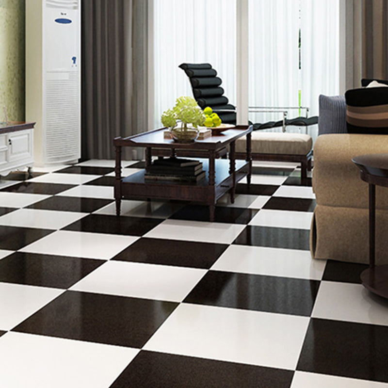 Rectangle PVC Flooring Peel and Stick Low Gloss Stone Look Vinyl Flooring Black White Clearhalo 'Flooring 'Home Improvement' 'home_improvement' 'home_improvement_vinyl_flooring' 'Vinyl Flooring' 'vinyl_flooring' Walls and Ceiling' 7098242