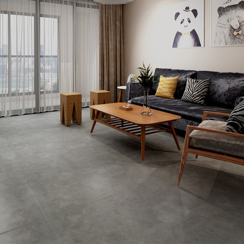 Rectangle PVC Flooring Peel and Stick Low Gloss Stone Look Vinyl Flooring Black-Gray 1 Piece Clearhalo 'Flooring 'Home Improvement' 'home_improvement' 'home_improvement_vinyl_flooring' 'Vinyl Flooring' 'vinyl_flooring' Walls and Ceiling' 7098253