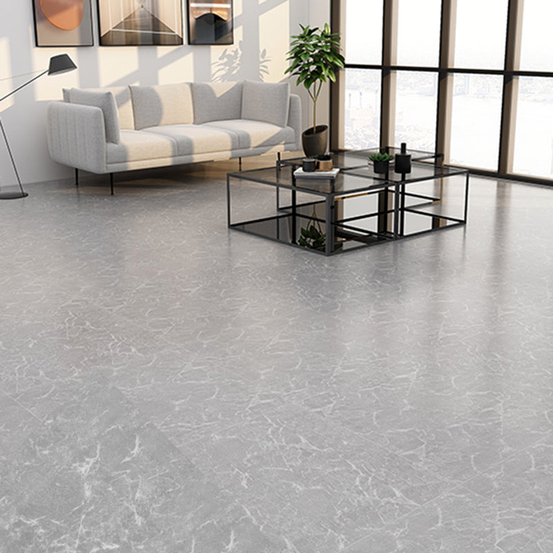 Peel and Stick PVC Flooring Low Gloss Imitation Marble Waterproof Square Vinyl Flooring Heather Gray Clearhalo 'Flooring 'Home Improvement' 'home_improvement' 'home_improvement_vinyl_flooring' 'Vinyl Flooring' 'vinyl_flooring' Walls and Ceiling' 7098264