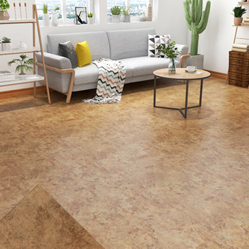 Peel and Stick PVC Flooring Low Gloss Imitation Marble Waterproof Square Vinyl Flooring Brown Clearhalo 'Flooring 'Home Improvement' 'home_improvement' 'home_improvement_vinyl_flooring' 'Vinyl Flooring' 'vinyl_flooring' Walls and Ceiling' 7098284