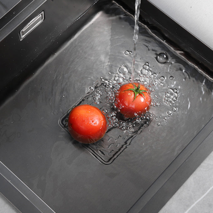 Stainless Steel Rectangle Sink 2 Holes Drop-In Kitchen Sink with Drain Assembly Clearhalo 'Home Improvement' 'home_improvement' 'home_improvement_kitchen_sinks' 'Kitchen Remodel & Kitchen Fixtures' 'Kitchen Sinks & Faucet Components' 'Kitchen Sinks' 'kitchen_sinks' 7098353