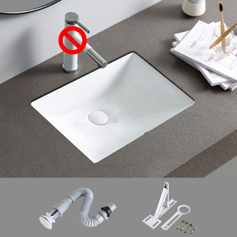 Rectangular and Oval Vessel Sink with No Craftsmanship Basin Sink(Not Including Faucet) 19"L x 14"W x 7"H Clearhalo 'Bathroom Remodel & Bathroom Fixtures' 'Bathroom Sinks & Faucet Components' 'Bathroom Sinks' 'bathroom_sink' 'Home Improvement' 'home_improvement' 'home_improvement_bathroom_sink' 7098479