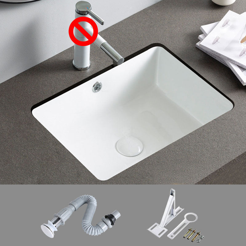 Rectangular and Oval Vessel Sink with No Craftsmanship Basin Sink(Not Including Faucet) 22"L x 15"W x 7"H Clearhalo 'Bathroom Remodel & Bathroom Fixtures' 'Bathroom Sinks & Faucet Components' 'Bathroom Sinks' 'bathroom_sink' 'Home Improvement' 'home_improvement' 'home_improvement_bathroom_sink' 7098482