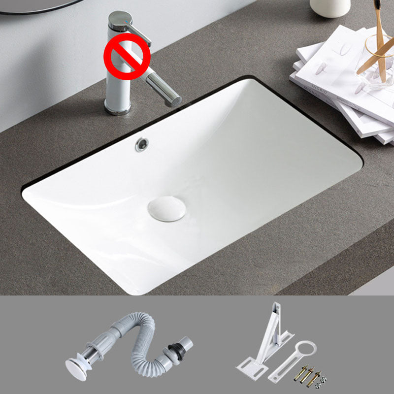 Rectangular and Oval Vessel Sink with No Craftsmanship Basin Sink(Not Including Faucet) 24"L x 15"W x 7"H Clearhalo 'Bathroom Remodel & Bathroom Fixtures' 'Bathroom Sinks & Faucet Components' 'Bathroom Sinks' 'bathroom_sink' 'Home Improvement' 'home_improvement' 'home_improvement_bathroom_sink' 7098483