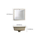 Rectangular and Oval Vessel Sink with No Craftsmanship Basin Sink(Not Including Faucet) Clearhalo 'Bathroom Remodel & Bathroom Fixtures' 'Bathroom Sinks & Faucet Components' 'Bathroom Sinks' 'bathroom_sink' 'Home Improvement' 'home_improvement' 'home_improvement_bathroom_sink' 7098508