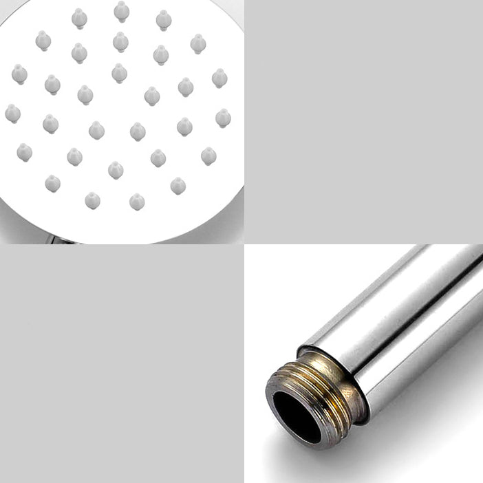 Round Shower Head Stainless Steel 3 Sprays Wall-Mounted Handheld Shower Head Clearhalo 'Bathroom Remodel & Bathroom Fixtures' 'Home Improvement' 'home_improvement' 'home_improvement_shower_heads' 'Shower Heads' 'shower_heads' 'Showers & Bathtubs Plumbing' 'Showers & Bathtubs' 7098599