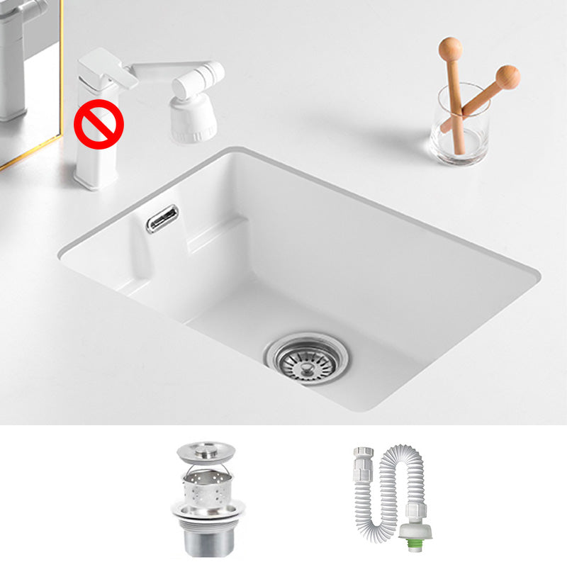 Traditional Undermount Bathroom Sink Rectangular with Faucet Basin Sink 13"L x 18"W x 8"H Sink Clearhalo 'Bathroom Remodel & Bathroom Fixtures' 'Bathroom Sinks & Faucet Components' 'Bathroom Sinks' 'bathroom_sink' 'Home Improvement' 'home_improvement' 'home_improvement_bathroom_sink' 7099054