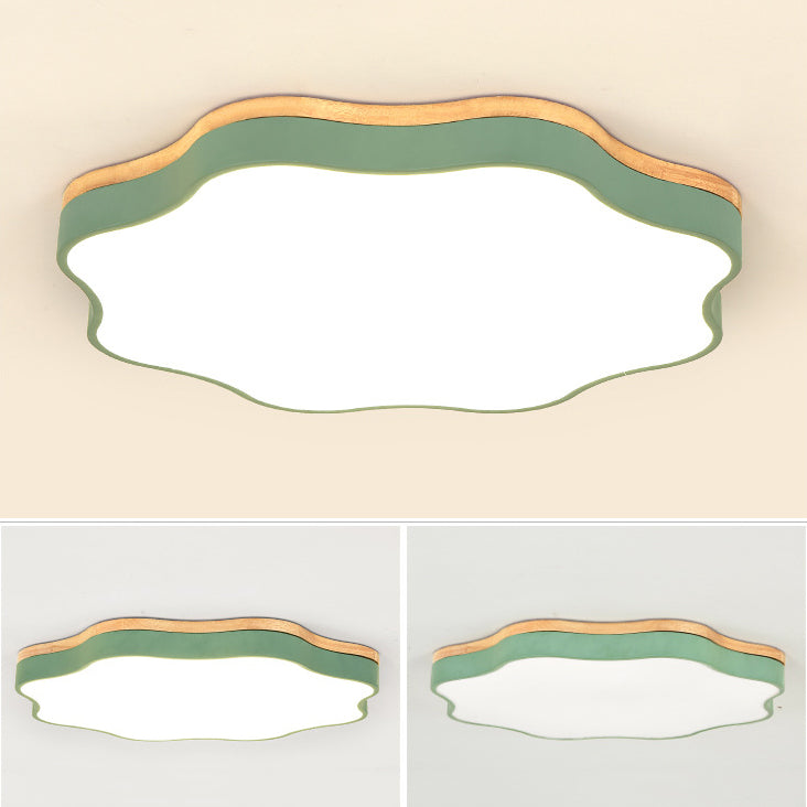 Baby Bedroom Flower Ceiling Mount Light Acrylic Nordic Undertint LED Ceiling Lamp Clearhalo 'Ceiling Lights' 'Close To Ceiling Lights' 'Close to ceiling' 'Flush mount' Lighting' 70991