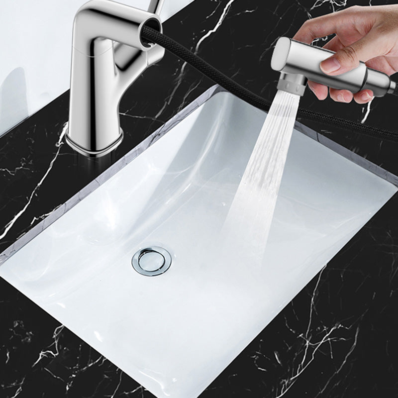 Classic Bathroom Sink Rectangular Vessel Bathroom Sink with Faucet Clearhalo 'Bathroom Remodel & Bathroom Fixtures' 'Bathroom Sinks & Faucet Components' 'Bathroom Sinks' 'bathroom_sink' 'Home Improvement' 'home_improvement' 'home_improvement_bathroom_sink' 7099113