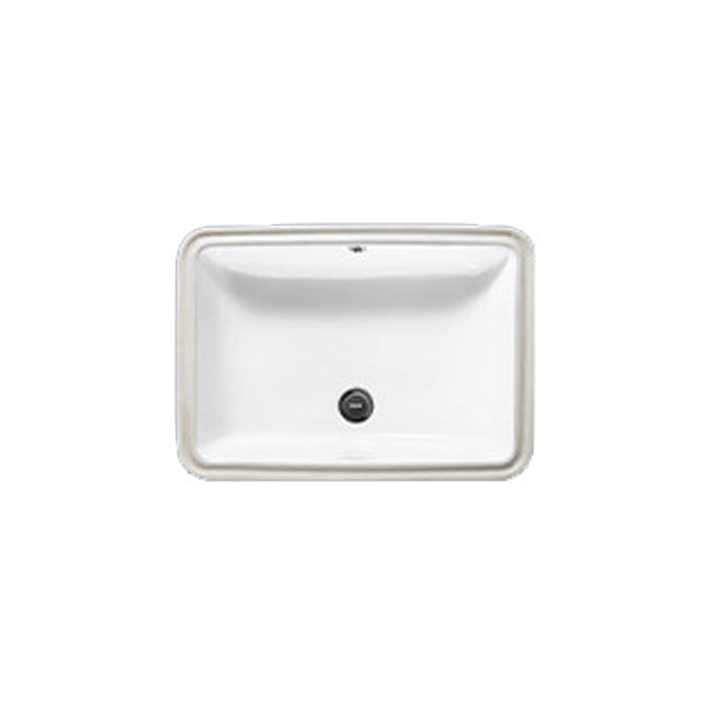 Classic Bathroom Sink Rectangular Vessel Bathroom Sink with Faucet Clearhalo 'Bathroom Remodel & Bathroom Fixtures' 'Bathroom Sinks & Faucet Components' 'Bathroom Sinks' 'bathroom_sink' 'Home Improvement' 'home_improvement' 'home_improvement_bathroom_sink' 7099122