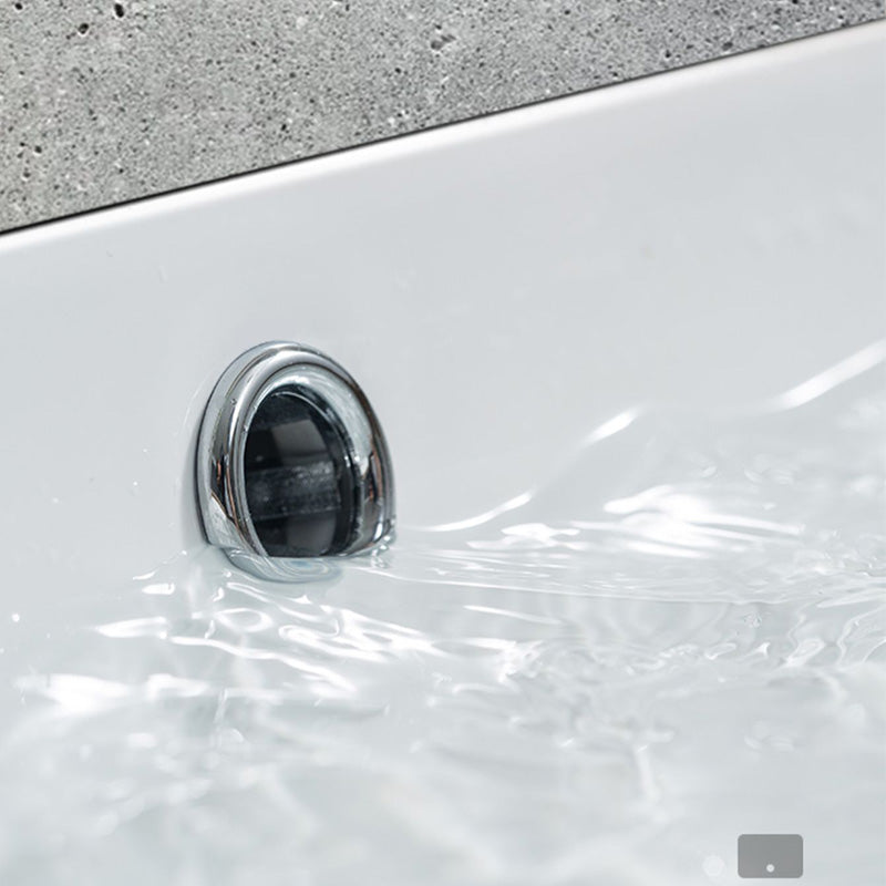 Classic Bathroom Sink Rectangular Vessel Bathroom Sink with Faucet Clearhalo 'Bathroom Remodel & Bathroom Fixtures' 'Bathroom Sinks & Faucet Components' 'Bathroom Sinks' 'bathroom_sink' 'Home Improvement' 'home_improvement' 'home_improvement_bathroom_sink' 7099129