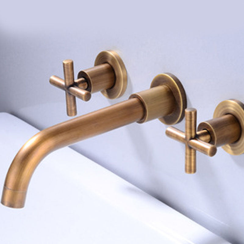 Modern Wall Mounted Faucet Bathroom Rotate Handle Bathtub Faucet Clearhalo 'Bathroom Remodel & Bathroom Fixtures' 'Bathtub Faucets' 'bathtub_faucets' 'Home Improvement' 'home_improvement' 'home_improvement_bathtub_faucets' 7099248