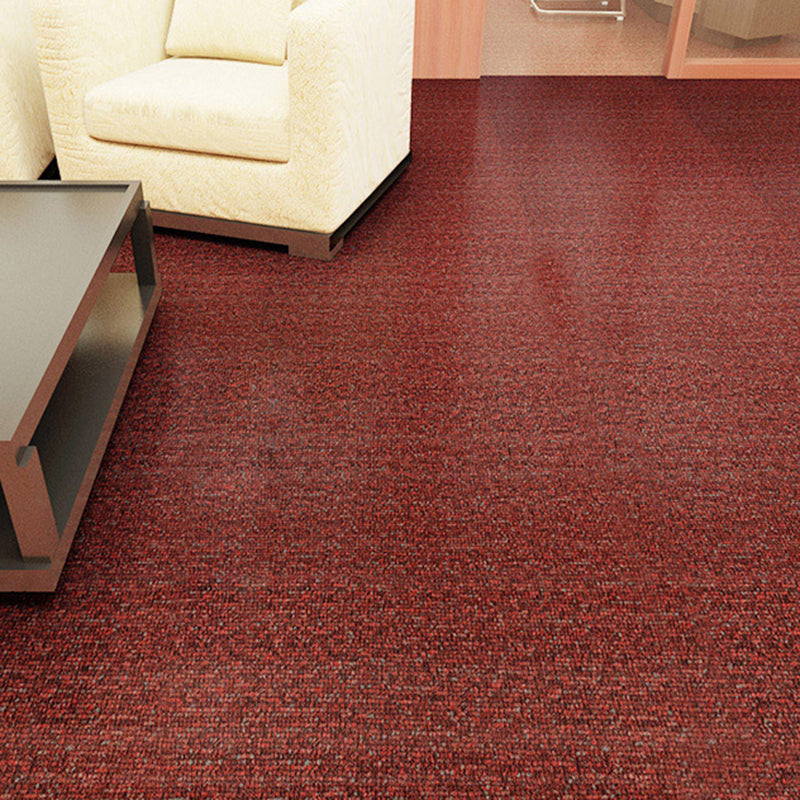 Peel and Stick PVC Flooring Smooth Waterproof Vinyl Flooring for Living Room Red Clearhalo 'Flooring 'Home Improvement' 'home_improvement' 'home_improvement_vinyl_flooring' 'Vinyl Flooring' 'vinyl_flooring' Walls and Ceiling' 7099368