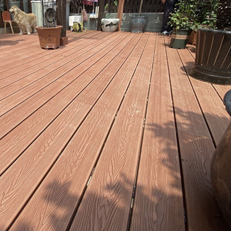 Embossed Plastic Flooring Tile Outdoor Flooring Nailed Deck Plank Clearhalo 'Home Improvement' 'home_improvement' 'home_improvement_outdoor_deck_tiles_planks' 'Outdoor Deck Tiles & Planks' 'Outdoor Flooring & Tile' 'Outdoor Remodel' 'outdoor_deck_tiles_planks' 7099394
