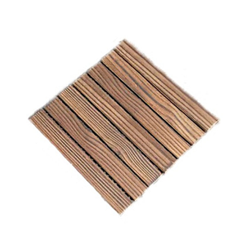 Farmhouse Square Tile Flooring Brown Pine Wood for Patio Garden Clearhalo 'Flooring 'Hardwood Flooring' 'hardwood_flooring' 'Home Improvement' 'home_improvement' 'home_improvement_hardwood_flooring' Walls and Ceiling' 7099575