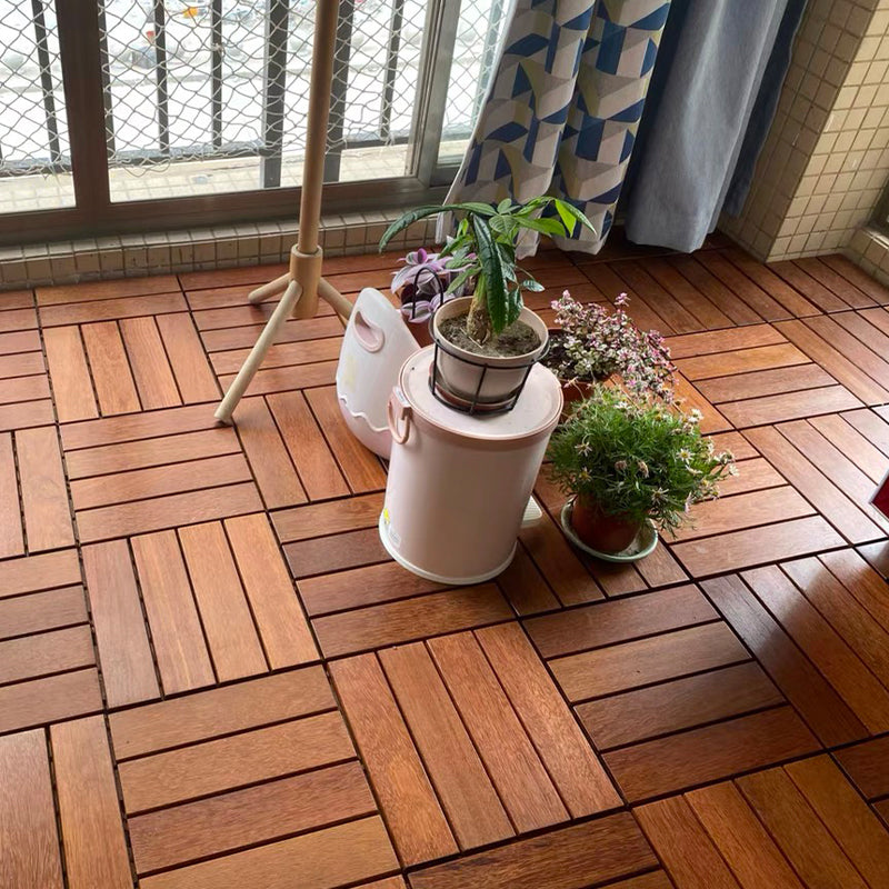 Tradition Water Resistant Floor Tile Smooth Click Lock Maple Wood for Living Room Clearhalo 'Flooring 'Hardwood Flooring' 'hardwood_flooring' 'Home Improvement' 'home_improvement' 'home_improvement_hardwood_flooring' Walls and Ceiling' 7099609
