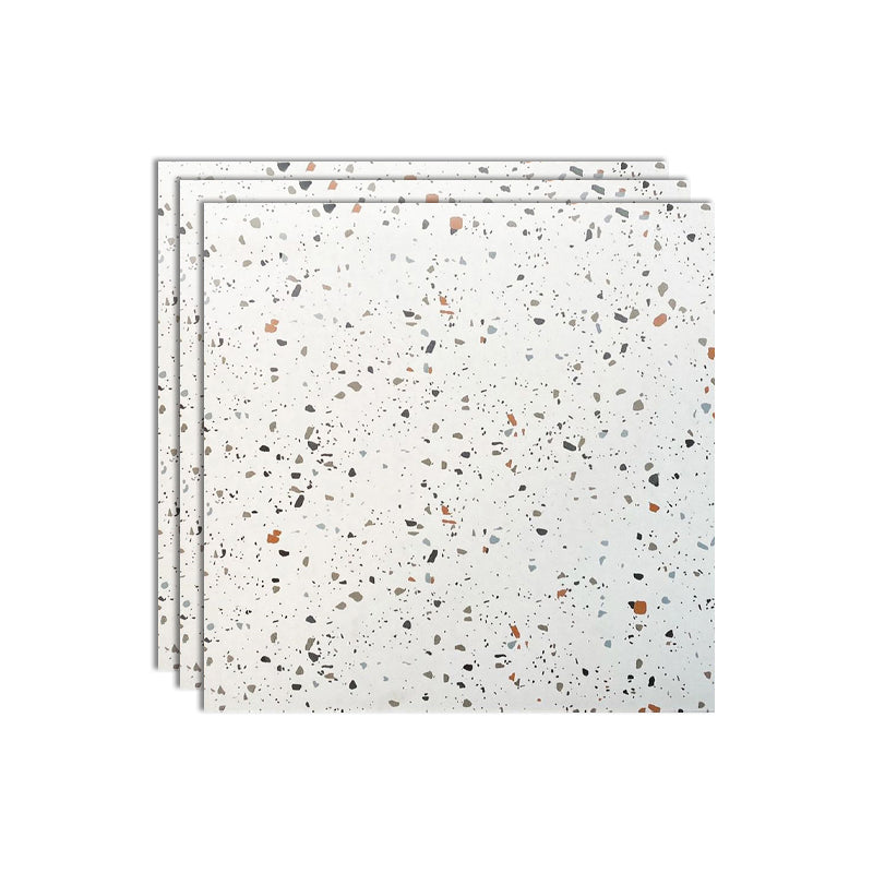 Engineered Stone Singular Tile Square Gray Tile for Living Room Light Gray Clearhalo 'Floor Tiles & Wall Tiles' 'floor_tiles_wall_tiles' 'Flooring 'Home Improvement' 'home_improvement' 'home_improvement_floor_tiles_wall_tiles' Walls and Ceiling' 7099667