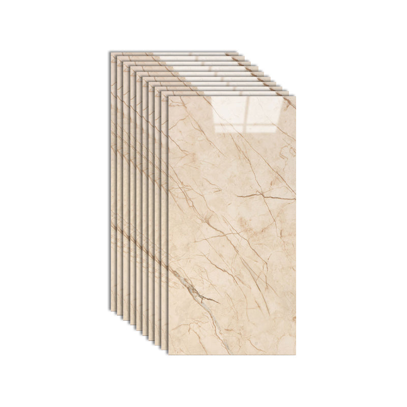 Single Tile Wallpaper Rectangular Plastic Peel and Stick Backsplash Wall Tile Yellow 1' x 2' Clearhalo 'Flooring 'Home Improvement' 'home_improvement' 'home_improvement_peel_stick_blacksplash' 'Peel & Stick Backsplash Tile' 'peel_stick_blacksplash' 'Walls & Ceilings' Walls and Ceiling' 7099868