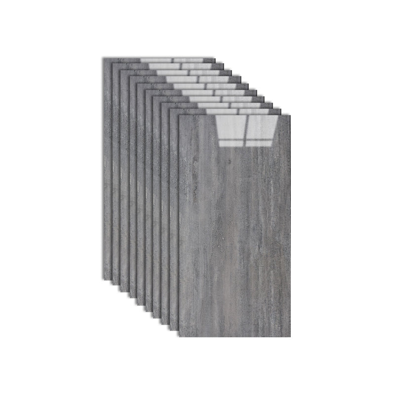 Single Tile Wallpaper Plastic Peel and Stick Backsplash Wall Tile Grey 1' x 2' Clearhalo 'Flooring 'Home Improvement' 'home_improvement' 'home_improvement_peel_stick_blacksplash' 'Peel & Stick Backsplash Tile' 'peel_stick_blacksplash' 'Walls & Ceilings' Walls and Ceiling' 7099917