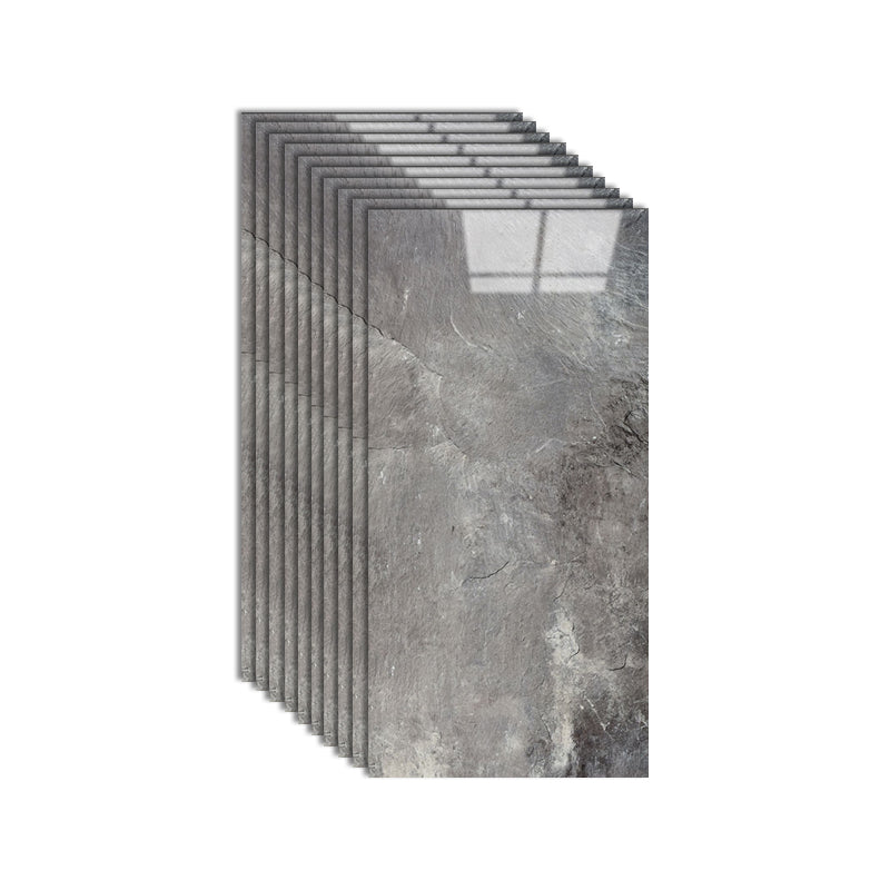 Plastic Peel and Stick Wall Tile Rectangular Waterproof Peel and Stick Wall Tile Dark Gray 1' x 2' Clearhalo 'Flooring 'Home Improvement' 'home_improvement' 'home_improvement_peel_stick_blacksplash' 'Peel & Stick Backsplash Tile' 'peel_stick_blacksplash' 'Walls & Ceilings' Walls and Ceiling' 7099957