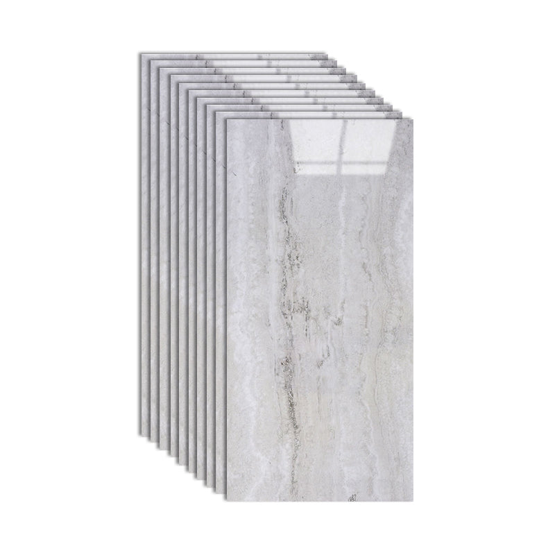 Plastic Peel and Stick Wall Tile Rectangular Waterproof Peel and Stick Wall Tile Light Gray 1' x 2' Clearhalo 'Flooring 'Home Improvement' 'home_improvement' 'home_improvement_peel_stick_blacksplash' 'Peel & Stick Backsplash Tile' 'peel_stick_blacksplash' 'Walls & Ceilings' Walls and Ceiling' 7099959