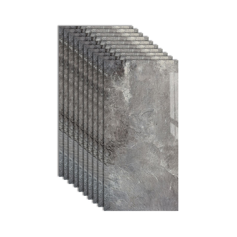 Plastic Peel and Stick Wall Tile Rectangular Waterproof Peel and Stick Wall Tile Dark Gray 1'4" x 2'7" Clearhalo 'Flooring 'Home Improvement' 'home_improvement' 'home_improvement_peel_stick_blacksplash' 'Peel & Stick Backsplash Tile' 'peel_stick_blacksplash' 'Walls & Ceilings' Walls and Ceiling' 7099970