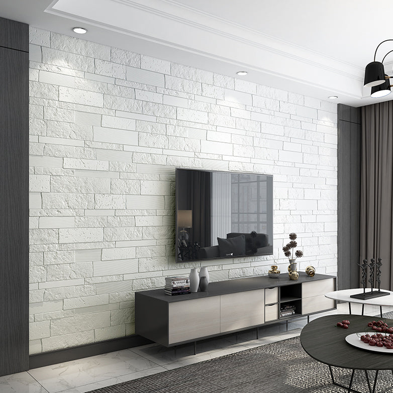 Industrial 3D Brick Wall Plank Bathroom Living Room Wall Panels Set of 10 Clearhalo 'Flooring 'Home Improvement' 'home_improvement' 'home_improvement_wall_paneling' 'Wall Paneling' 'wall_paneling' 'Walls & Ceilings' Walls and Ceiling' 7100049