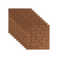 Industrial 3D Brick Wall Plank Bathroom Living Room Wall Panels Set of 10 Coffee Textured Clearhalo 'Flooring 'Home Improvement' 'home_improvement' 'home_improvement_wall_paneling' 'Wall Paneling' 'wall_paneling' 'Walls & Ceilings' Walls and Ceiling' 7100057