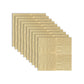 Industrial 3D Print Wall Plank Bathroom Living Room Wall Panels Set of 10 Gold Textured Clearhalo 'Flooring 'Home Improvement' 'home_improvement' 'home_improvement_wall_paneling' 'Wall Paneling' 'wall_paneling' 'Walls & Ceilings' Walls and Ceiling' 7100092