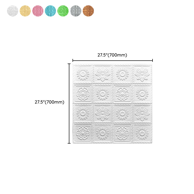 Industrial 3D Print Wall Plank Bathroom Living Room Wall Panels Set of 10 Clearhalo 'Flooring 'Home Improvement' 'home_improvement' 'home_improvement_wall_paneling' 'Wall Paneling' 'wall_paneling' 'Walls & Ceilings' Walls and Ceiling' 7100095