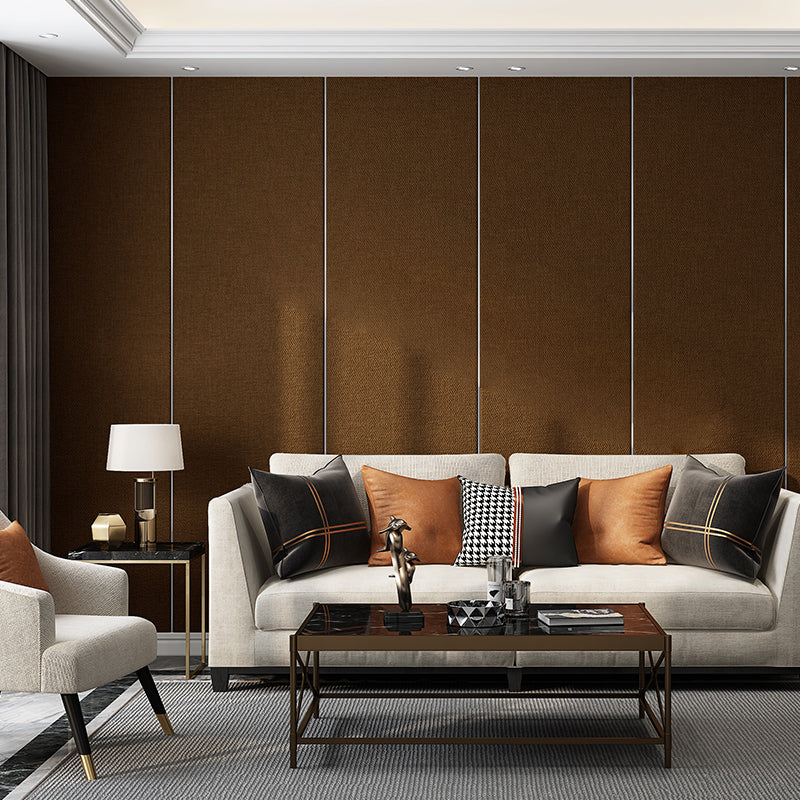 Modern Wall Covering Paneling Smooth Wall Interior Upholstered Plank Coffee Clearhalo 'Flooring 'Home Improvement' 'home_improvement' 'home_improvement_wall_paneling' 'Wall Paneling' 'wall_paneling' 'Walls & Ceilings' Walls and Ceiling' 7100112