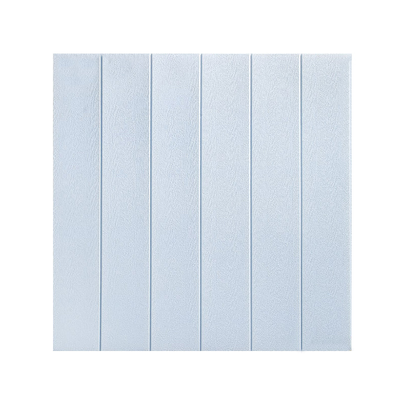 Contemporary Wainscoting Indoor Peel and Press Wainscoting with Waterproof Light Blue Clearhalo 'Flooring 'Home Improvement' 'home_improvement' 'home_improvement_wall_paneling' 'Wall Paneling' 'wall_paneling' 'Walls & Ceilings' Walls and Ceiling' 7100174