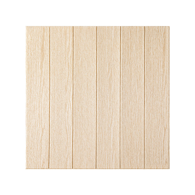 Contemporary Wainscoting Indoor Peel and Press Wainscoting with Waterproof Light Yellow Clearhalo 'Flooring 'Home Improvement' 'home_improvement' 'home_improvement_wall_paneling' 'Wall Paneling' 'wall_paneling' 'Walls & Ceilings' Walls and Ceiling' 7100176