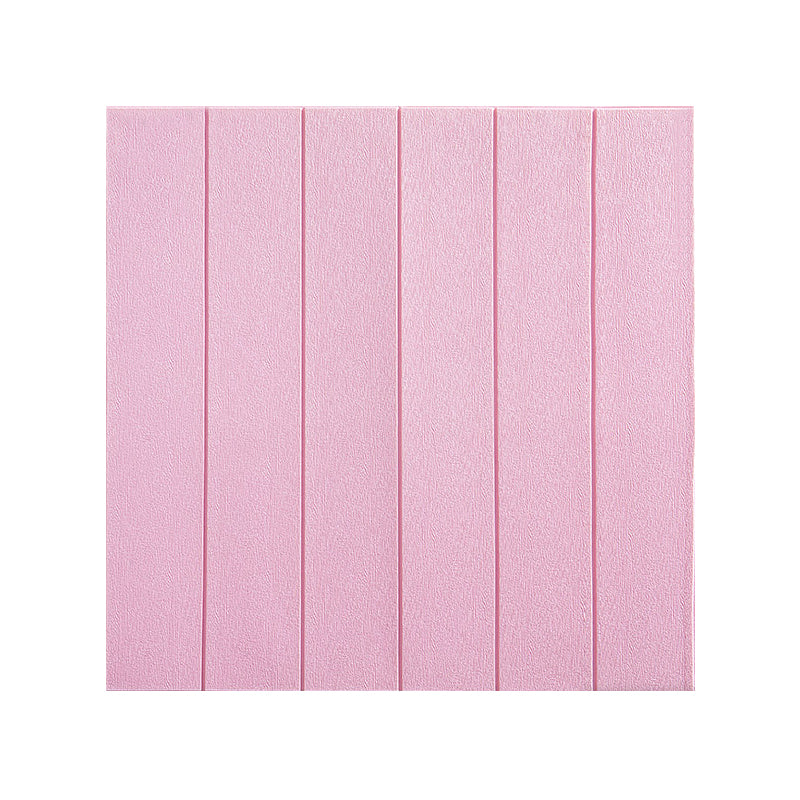 Contemporary Wainscoting Indoor Peel and Press Wainscoting with Waterproof Light Pink Clearhalo 'Flooring 'Home Improvement' 'home_improvement' 'home_improvement_wall_paneling' 'Wall Paneling' 'wall_paneling' 'Walls & Ceilings' Walls and Ceiling' 7100177