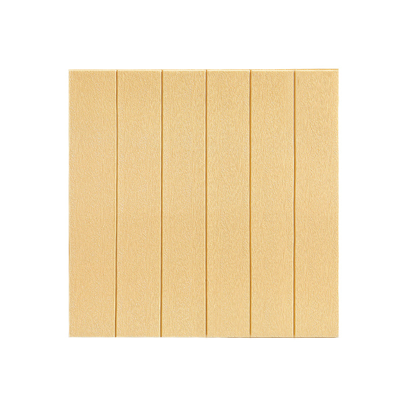 Contemporary Wainscoting Indoor Peel and Press Wainscoting with Waterproof Beige 0.2" Clearhalo 'Flooring 'Home Improvement' 'home_improvement' 'home_improvement_wall_paneling' 'Wall Paneling' 'wall_paneling' 'Walls & Ceilings' Walls and Ceiling' 7100179