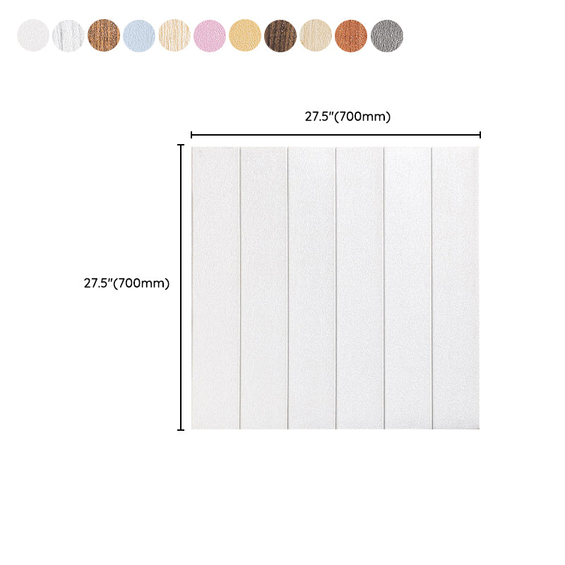 Contemporary Wainscoting Indoor Peel and Press Wainscoting with Waterproof Clearhalo 'Flooring 'Home Improvement' 'home_improvement' 'home_improvement_wall_paneling' 'Wall Paneling' 'wall_paneling' 'Walls & Ceilings' Walls and Ceiling' 7100186