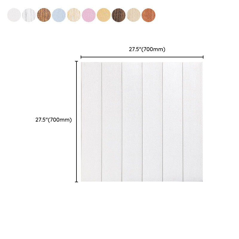 Contemporary Wainscoting Indoor Peel and Press Wainscoting with Waterproof Clearhalo 'Flooring 'Home Improvement' 'home_improvement' 'home_improvement_wall_paneling' 'Wall Paneling' 'wall_paneling' 'Walls & Ceilings' Walls and Ceiling' 7100187